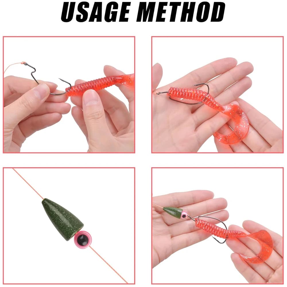 Plombs de pêche 10/15/20pcs forme balle - Poids 1.75g à 10g pour montages Texas rig et pêche du bass