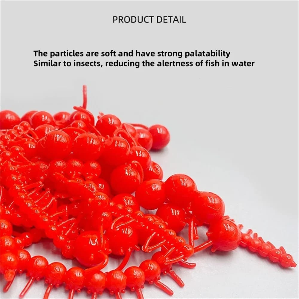 Perles leurres flottantes MUKUN saveur fraise/maïs - appâts silicone élastique couleur vive