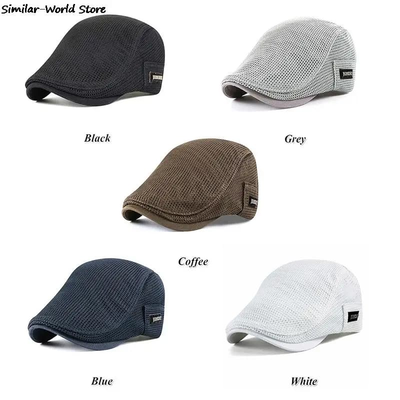 Casquette baseball mesh respirante été homme - Chapeau pêcheur dad hat ventilation optimale