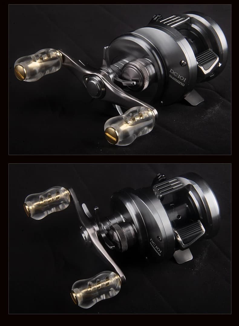 Poignée de moulinet personnalisable DEUKIO en acrylique, knob pour moulinet casting et spinning S/D/A