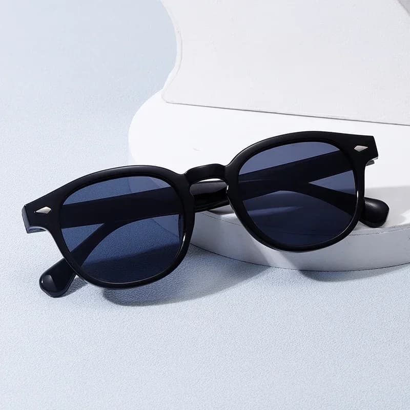 Lunettes de soleil rectangle vintage 2024 homme femme luxe UV400 - Monture carrée designer