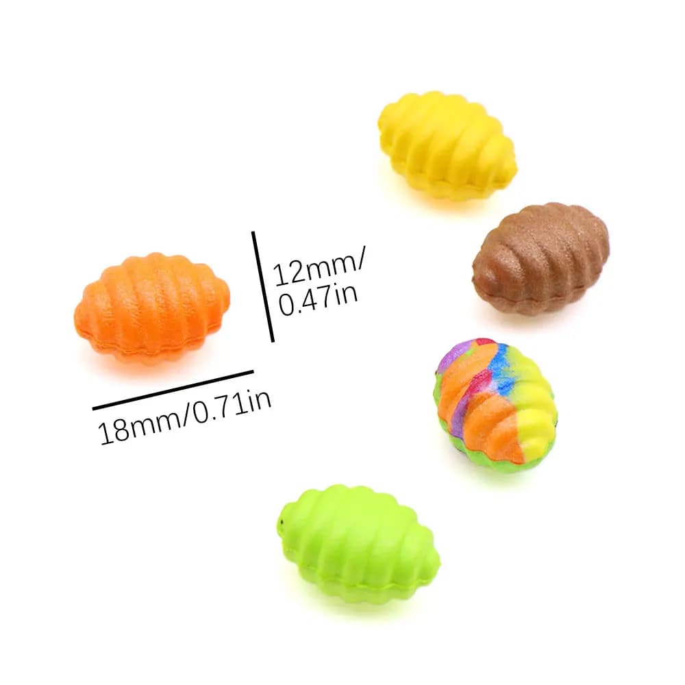Feeder méthode 8PCS - Montage cheveu pop-up soie chrysalide haute flottabilité pour carpe