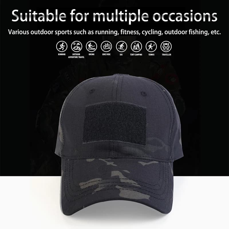 Casquette baseball camouflage pêche homme femme réglable été randonnée paintball militaire