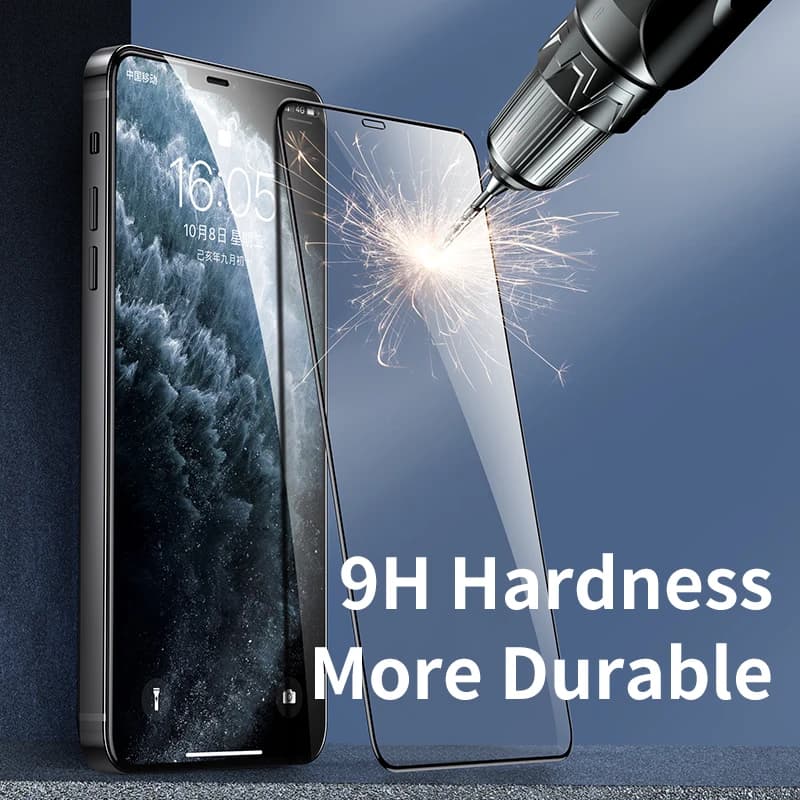 Protecteur écran verre trempé Remax HD pour iPhone pêcheur anti-rayures chocs compatibilité modèles récents