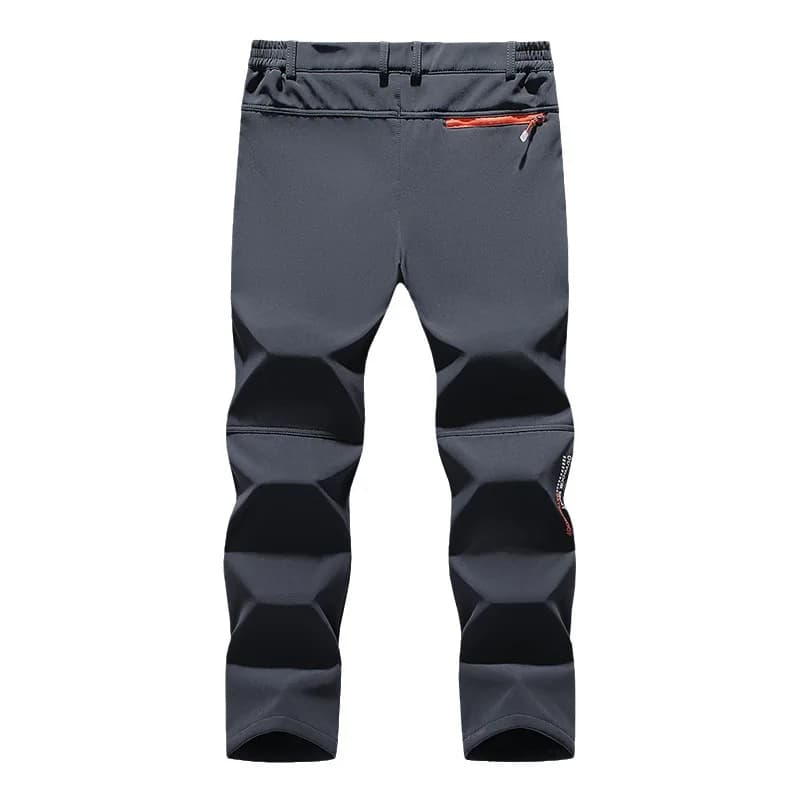 Pantalon thermique homme doublé polaire imperméable coupe-vent pêche camping grande taille