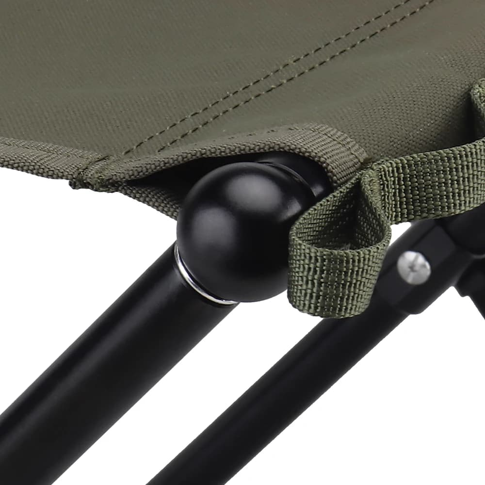 Tabouret pliable tactique en alliage aluminium léger pour chasse, camping, pêche et équipement randonnée
