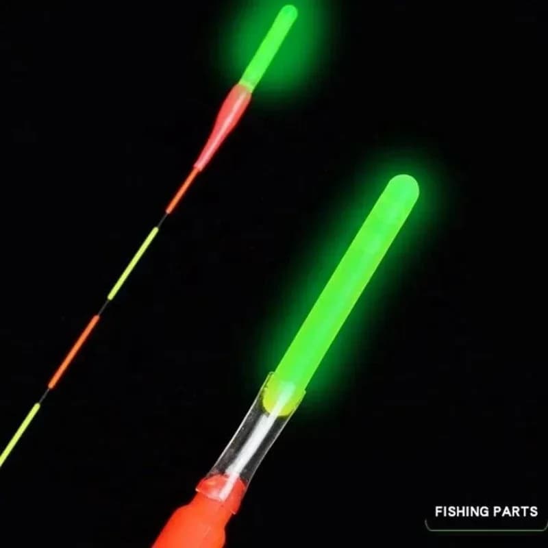 100 lumineuses tiges fluo pêche de nuit, flottantes et luminescentes pour canne à pêche en extérieur