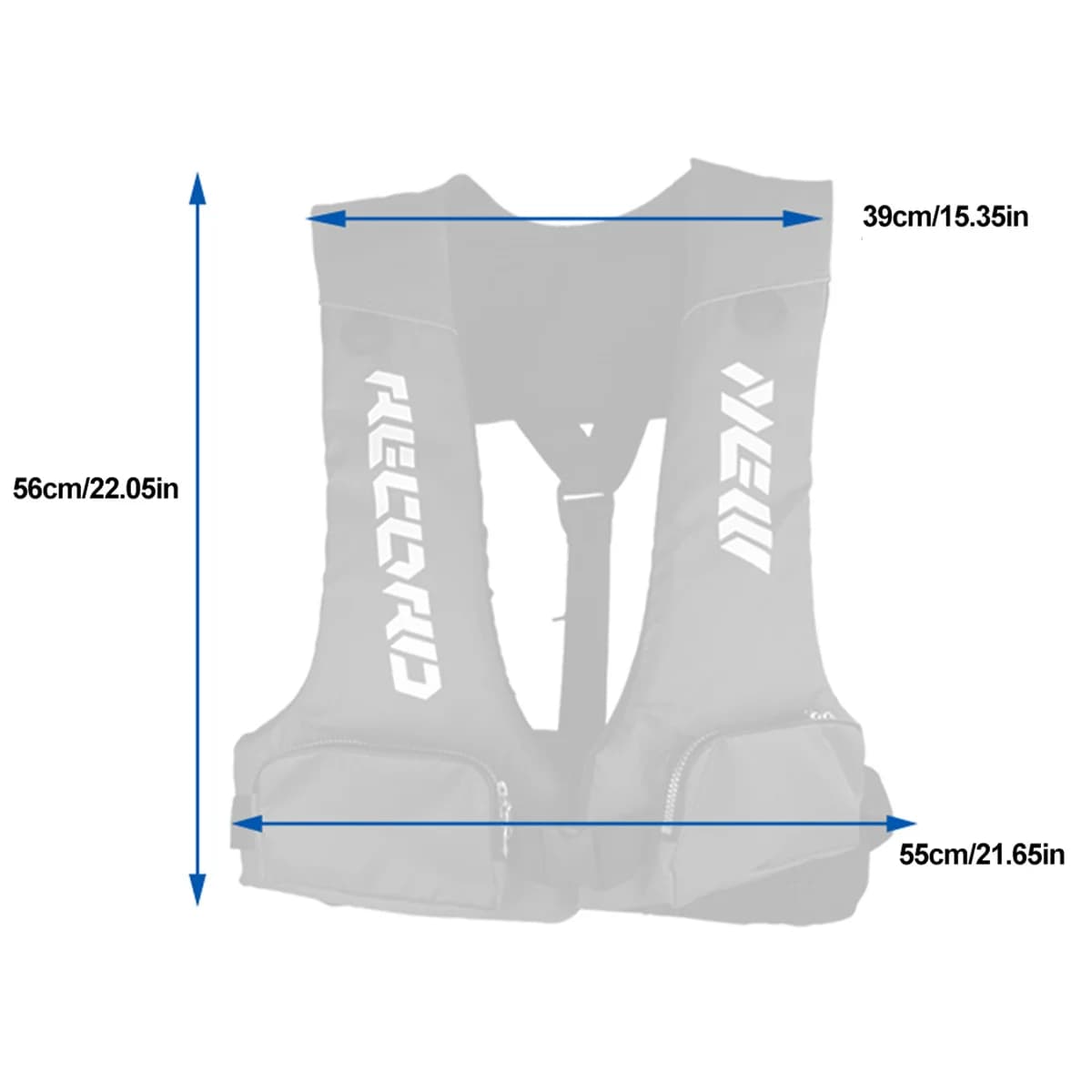 Veste de pêche légère multifonction avec flottabilité supérieure à 5.5kg pour bateau et sports extérieurs