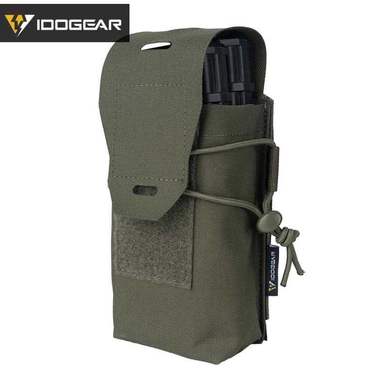 Poche double chargeur 5.56 MOLLE tactique IDOGEAR pour chasse et pêche sous-marine