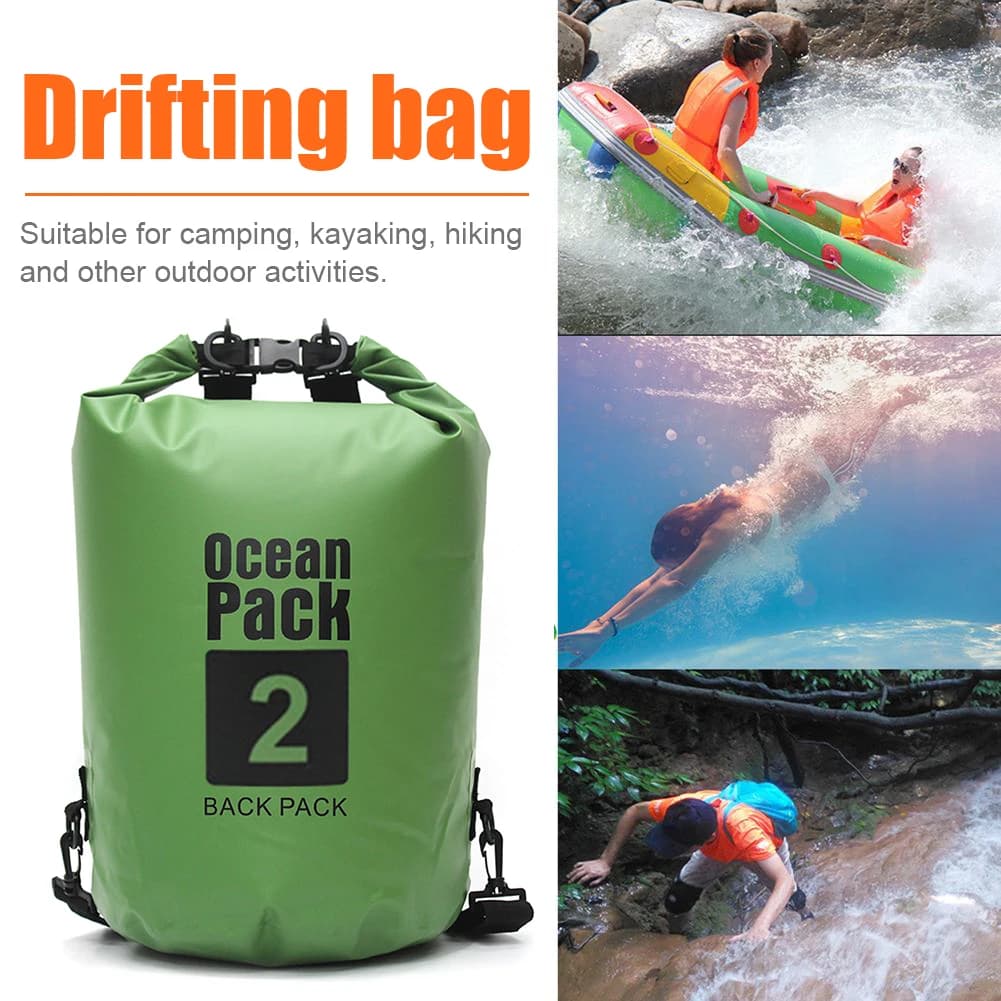 Sac filet PVC flottant 2L 5L étanche pour téléphone kayak camping natation outdoor - Poche waterproof flottante