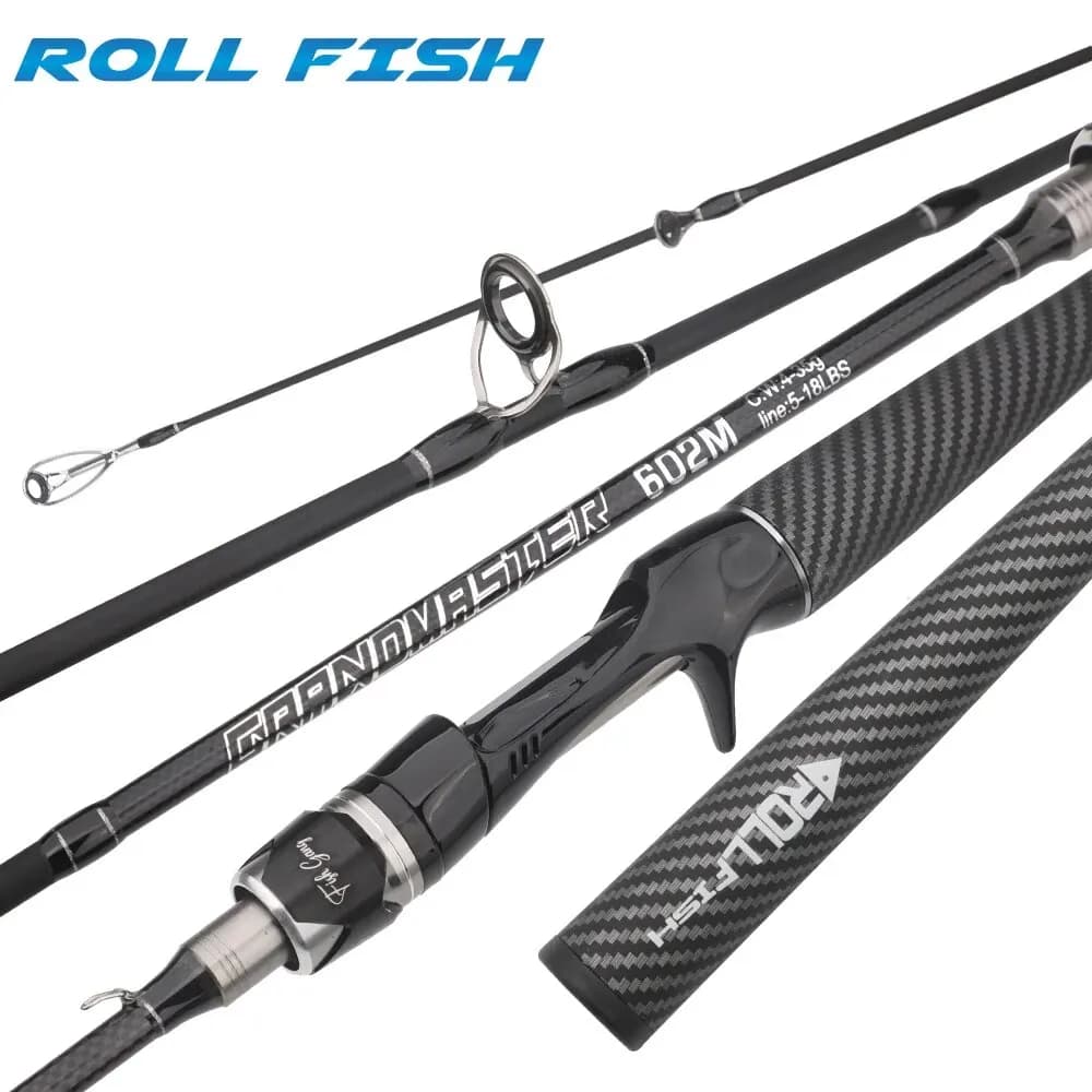 Canne ROLLFISH Power M spinning casting 1.8-2.7m eau douce mer carbone - canne rapide pêche black bass