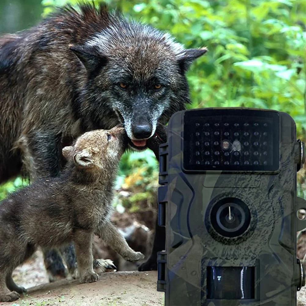 Caméra de chasse étanche vision nocturne infrarouge - Détection de mouvement pour traque et sécurité extérieure