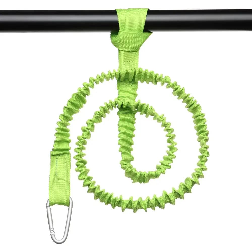 Longe de sécurité élastique paddle board kayak leash surf avec mousqueton pour rame canne