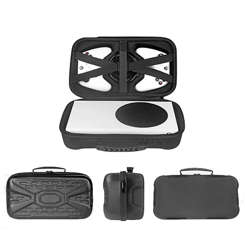 Étui rigide de voyage pour Xbox Series S - Sac de stockage organisateur pour console et manettes