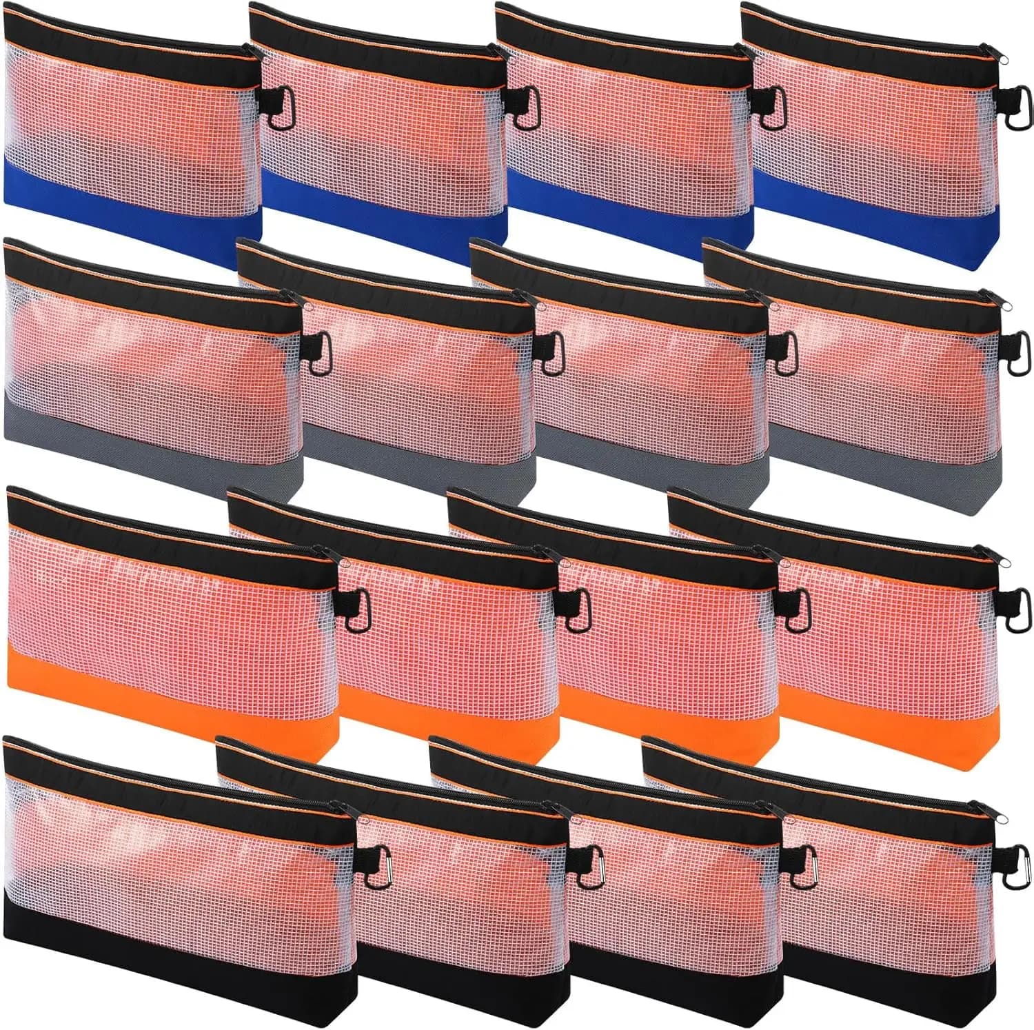 Sac à outils transparent PVC étanche anti-statique pour pièces détachées - Pochette pratique multifonction
