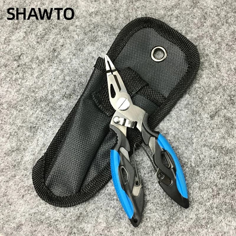 Kit outils pêche mer SHAWTO aluminium pinces décrocheur grip écailles ciseaux accessoires matériel