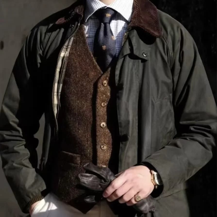 Veste cirée unisexe pour pêche - Imperméable à l'huile - Homme et femme