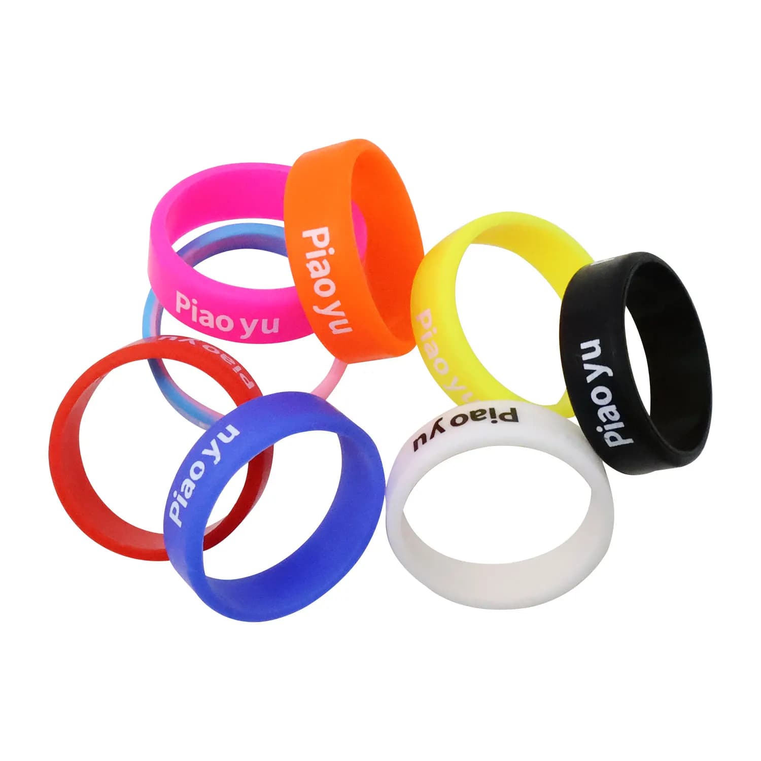 20 anneaux silicone protection canne pêche 13mm 20mm antidérapant poignée bandeau sueur accessoires