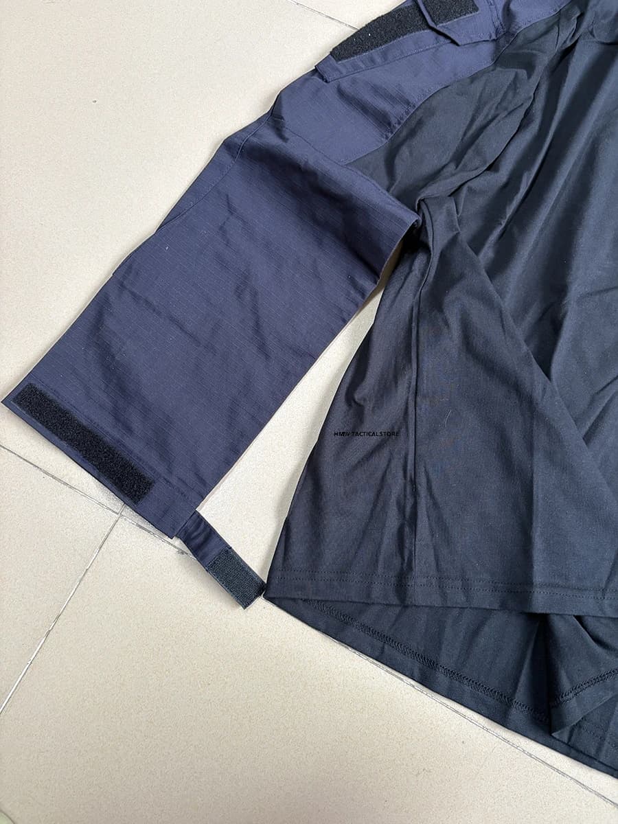 Combinaison tactique HMW Dark Blue pêche escalade - Tenue GEN3 forces spéciales chasse entraînement