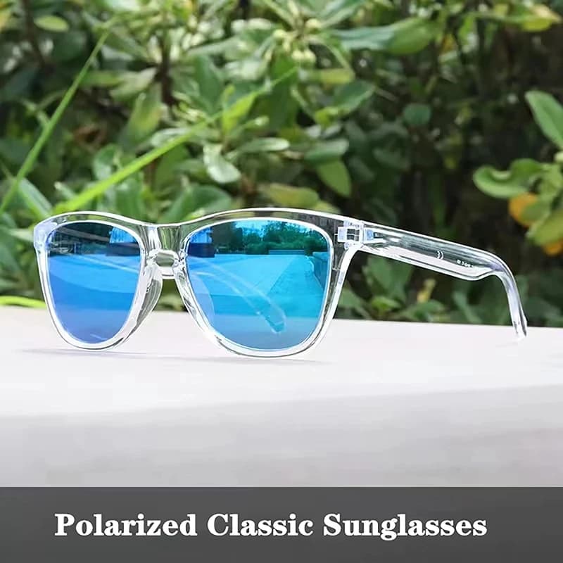 Lunettes de soleil polarisées rétro vision nocturne claire - Modèle unisexe UV400 design premium
