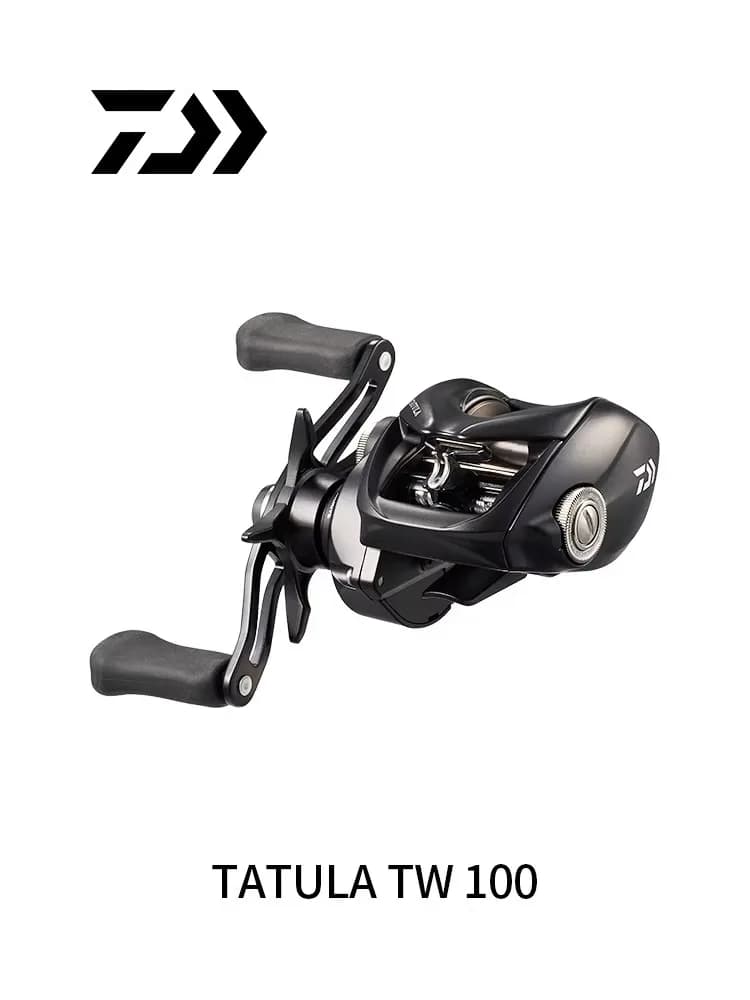 Moulinet baitcast DAIWA TATULA TW100 2024 - 7+1 roulements, drague 5kg pour pêche sportive précise