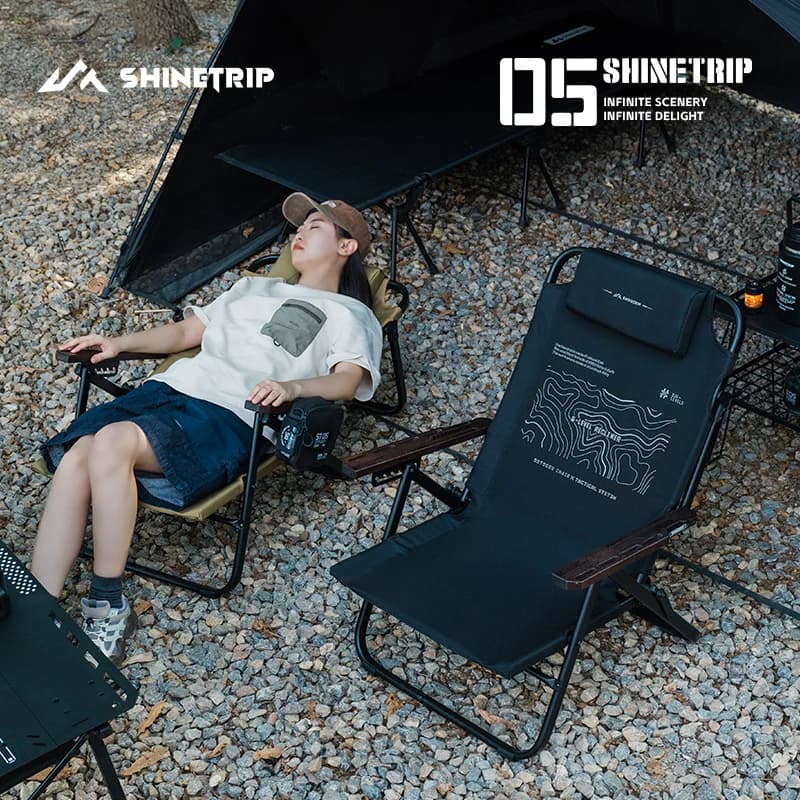 Fauteuil pêche réglable 6 positions - Siège tactique aluminium pliant pour pause déjeuner pêcheur