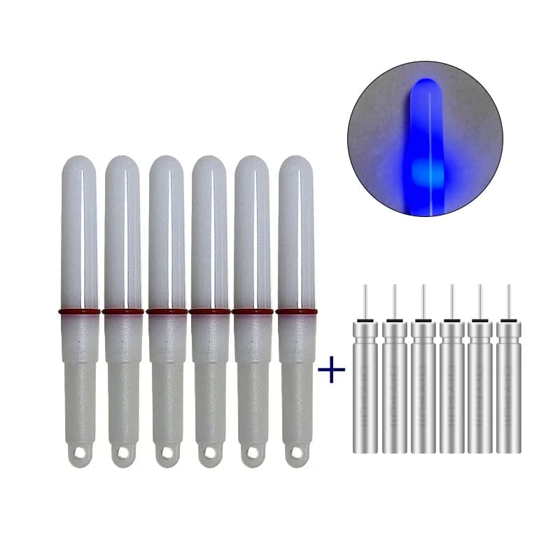 6 bâtons lumineux électroniques CR425 pour la pêche en mer, appâts lumineux attirant les poissons, accessoires