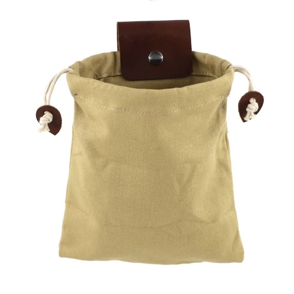 Sac cueillette cuir pour pêche - Poche ventrale récolte fruits et poissons outils jardinage pêche