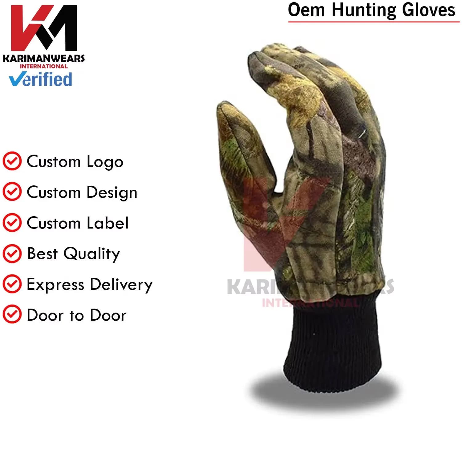 Gants camouflage chasse hommes légers durables confortables résistants intempéries pêche