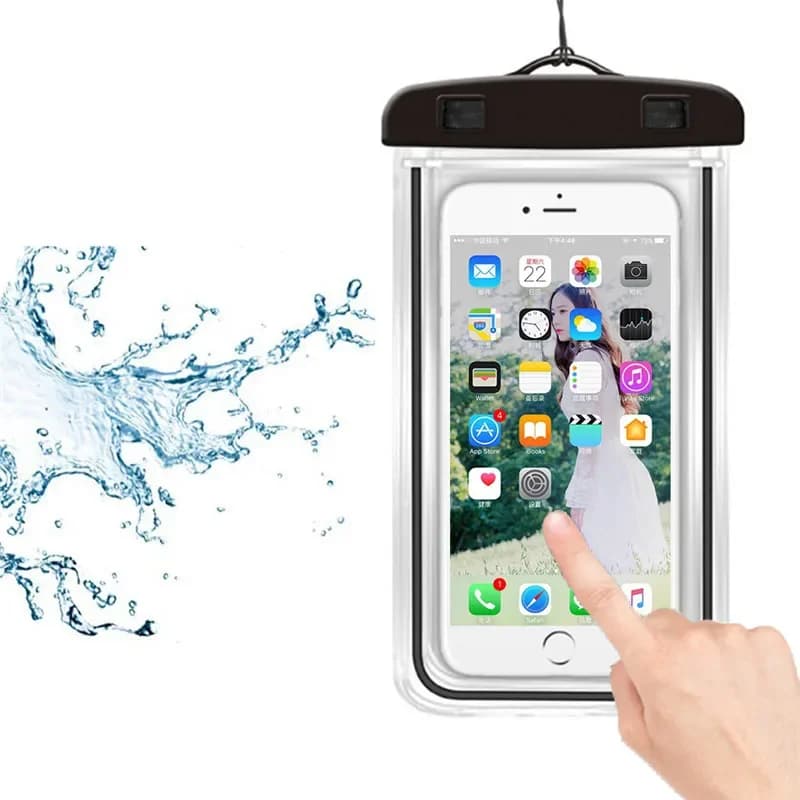 Pochette étanche téléphone 6 pouces plongée natation - Protection waterproof sports nautiques plage ski piscine
