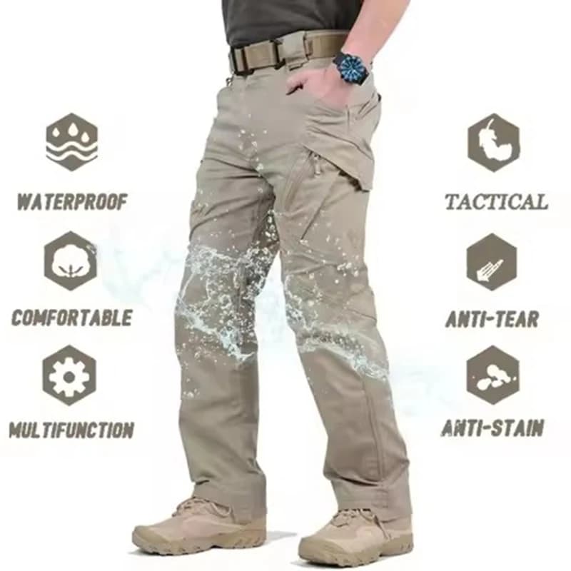 Pantalon cargo urbain homme pêche - Style city tactique pour pêche urbaine et sorties outdoor
