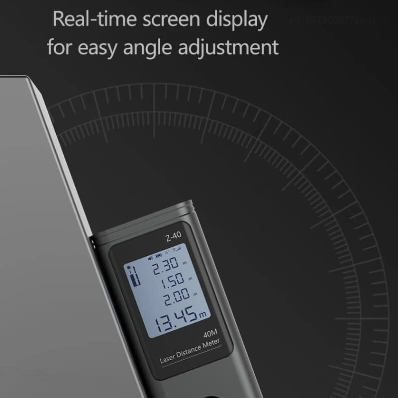 Télémètre laser 2 en 1 RONGUAN LR1 avec inclinomètre digital - Outil polyvalent pour pêcheurs