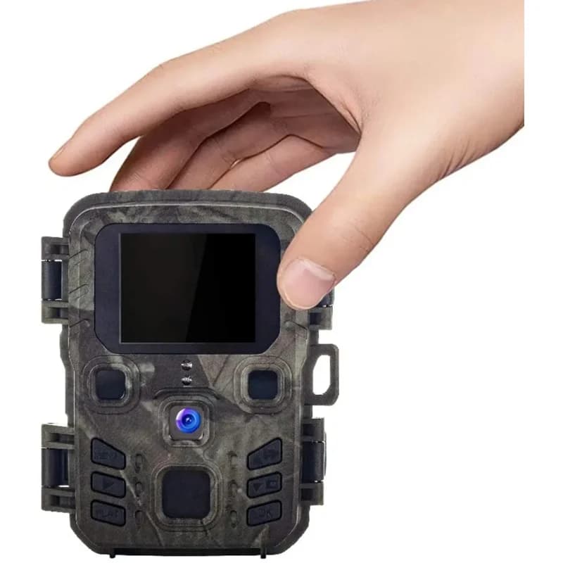 Mini caméra trail 4K 20MP étanche IP66 vision nocturne infrarouge pour monitoring faunique extérieur