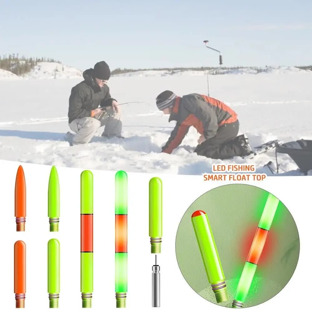 Flotteur électronique Nano LED lumineux pour pêche - Capteur intelligent avec queue fluorescente