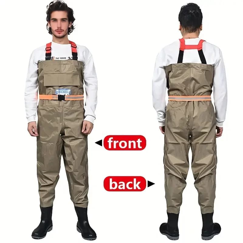 Pantalon de pêche épais en nylon imperméable combinaison intégrale vêtement technique pêche