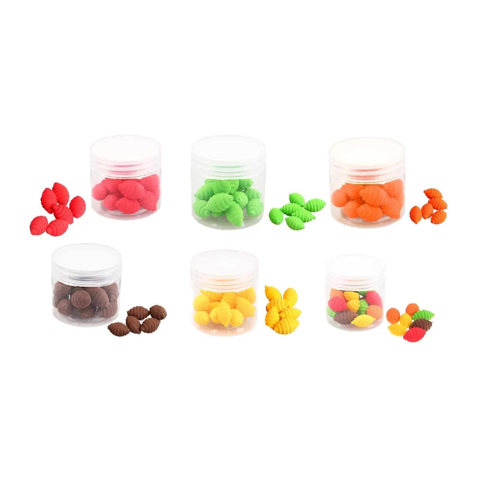 Kit simulation boilies flottants résistants aux UV pour pêche truite brochet en eau douce et eau salée
