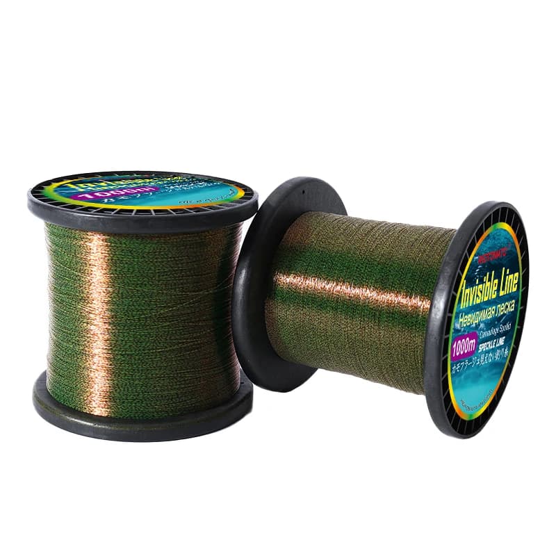 Ligne de pêche fluorocarbone 1000M invisible et super résistante pour pêche discrète