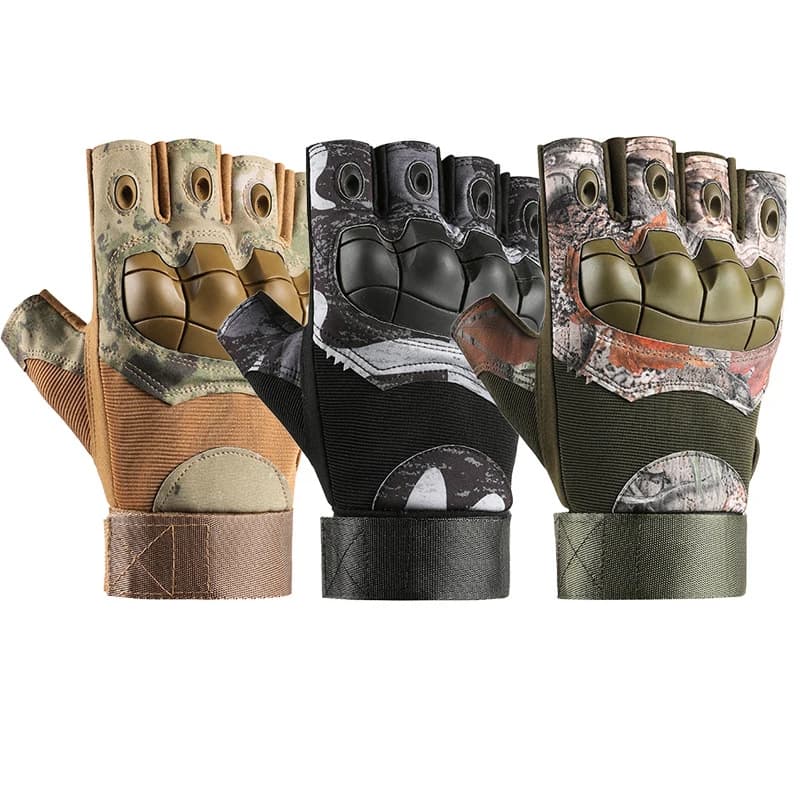 Gants tactiques Yakeda demi-doigts sport outdoor protection hiver écran tactile pêche
