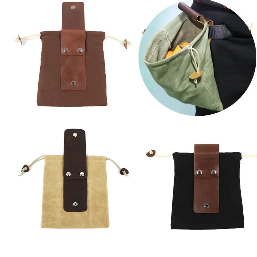 Sac à fruits pliable outdoor - Poche cueillette baies pêche foraging camping bushcraft