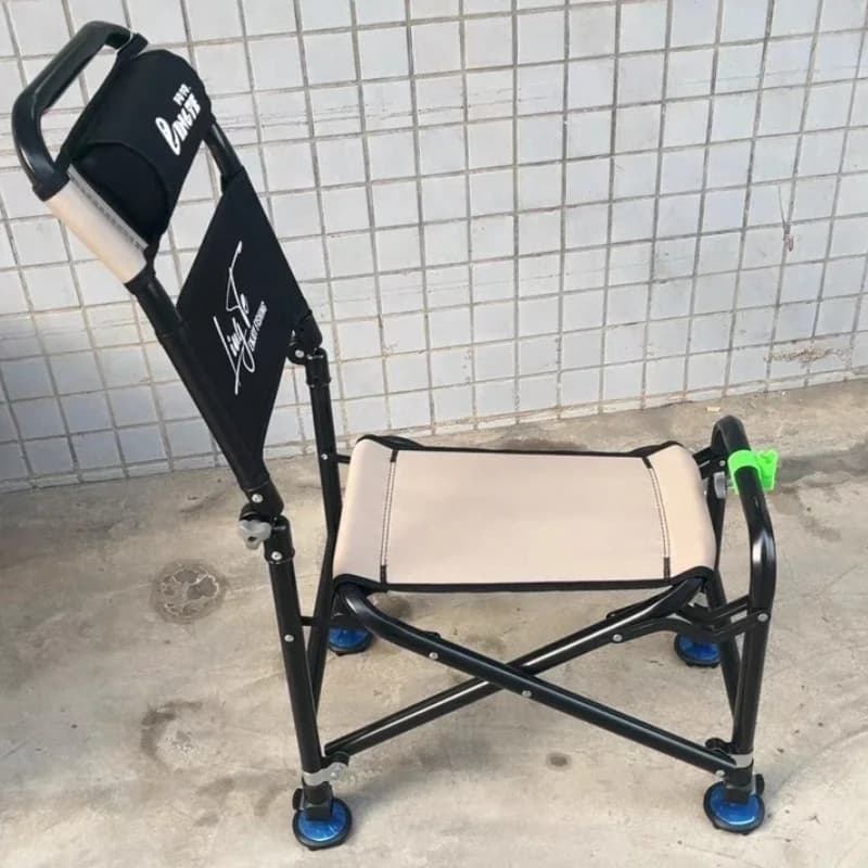 Chaise Knight pêche multifonction tout-terrain portable pliante dossier camping chasse randonnée