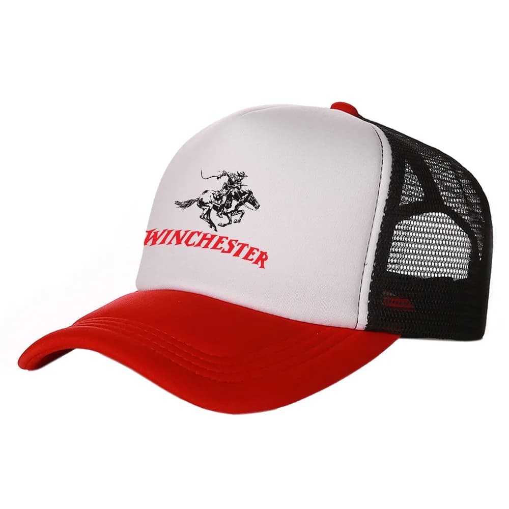 Casquette Winchester rifles trucker cap - Hommes unisexe mesh été - Chapeau baseball style pêcheur