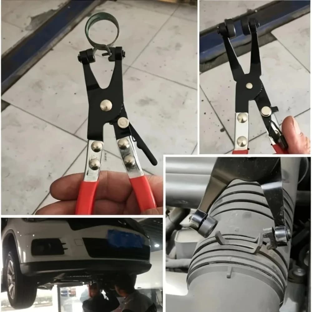 Pince extractrice de colliers de serrage pour tuyaux auto - Outil professionnel de démontage colliers