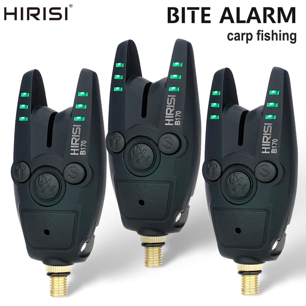 Alarme de touches haute qualité Hirisi B170 pour carpe - Volume, tonalité, sensibilité réglables accessoire essentiel
