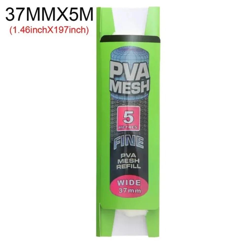 Sacs solubles PVA 5m recharges pour amorçage carpe - Filet 25mm et 37mm pour appâts et leurres