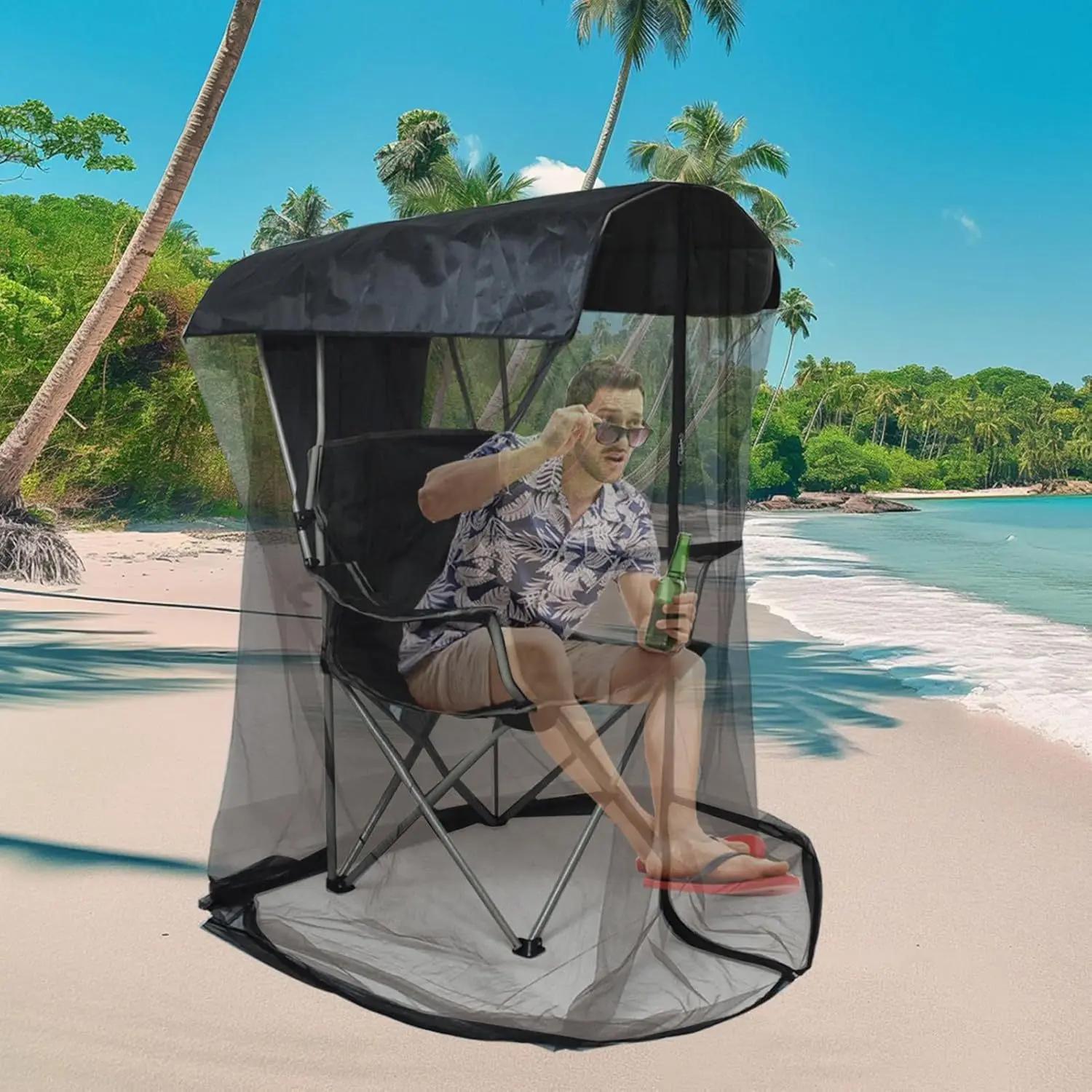 Moustiquaire pour chaise balançoire de pêche - protection anti-moustiques jardin et extérieur