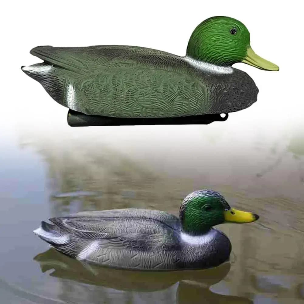 Leurre canard flottant 3D réaliste pour pêche décoration jardin lac simulation chasse