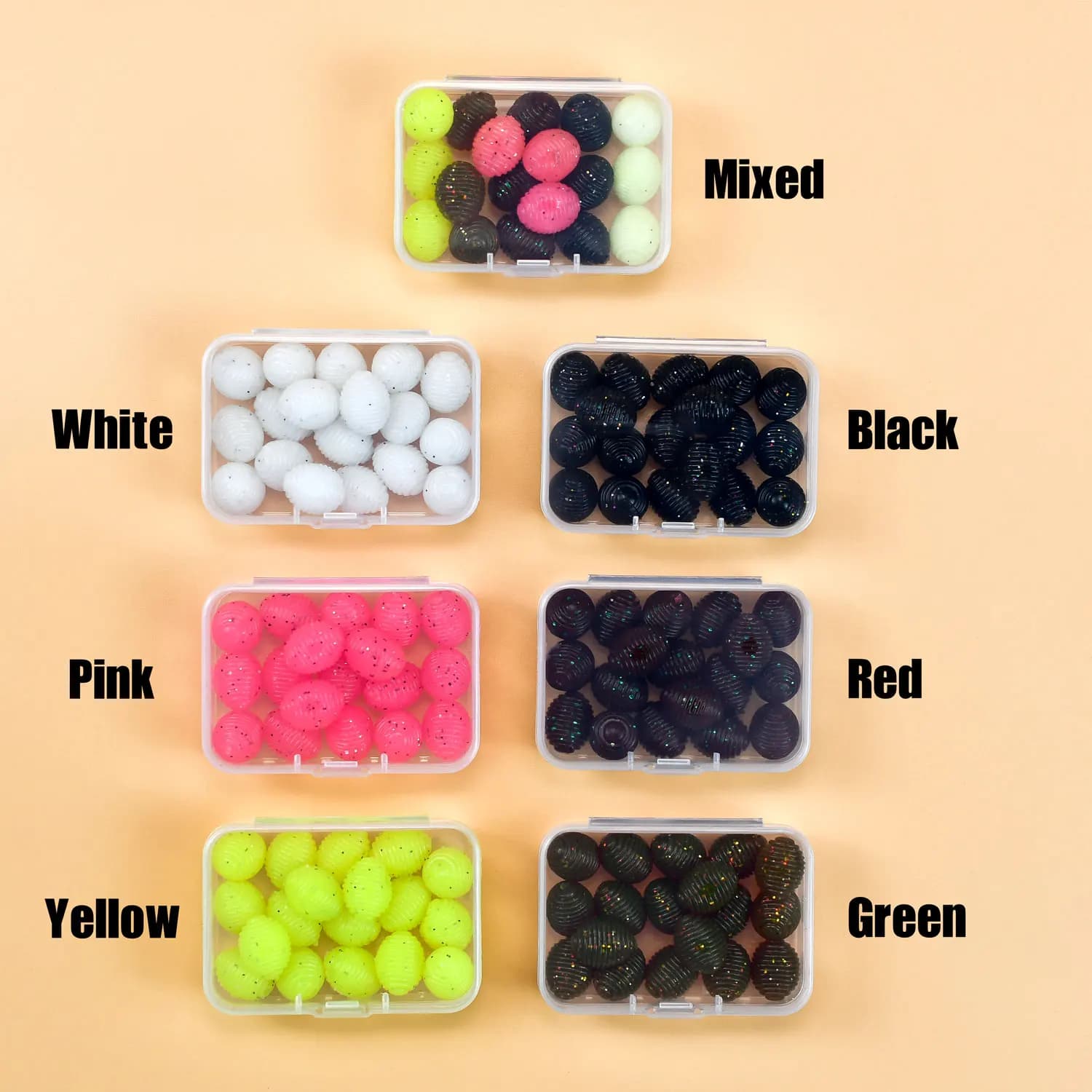 Kit perles PVC coulantes LUYA - Boîte complète pour passionnés - Matériel pêche leurres et accessoires