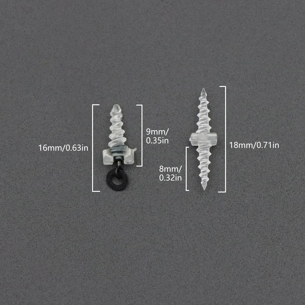 20 vis double écrous carp fishing boilies montage cheveu accessoires pêche au coup amorce connecteur