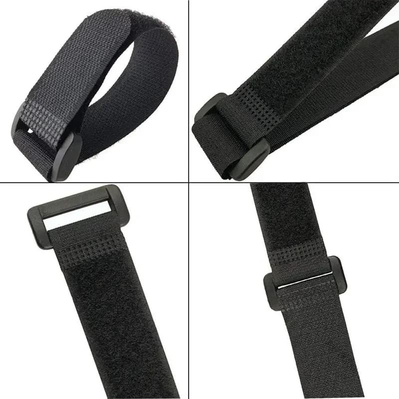 Sangles réglables nylon 5/10 pièces pour rangement matériel pêche - Attaches câbles réutilisables