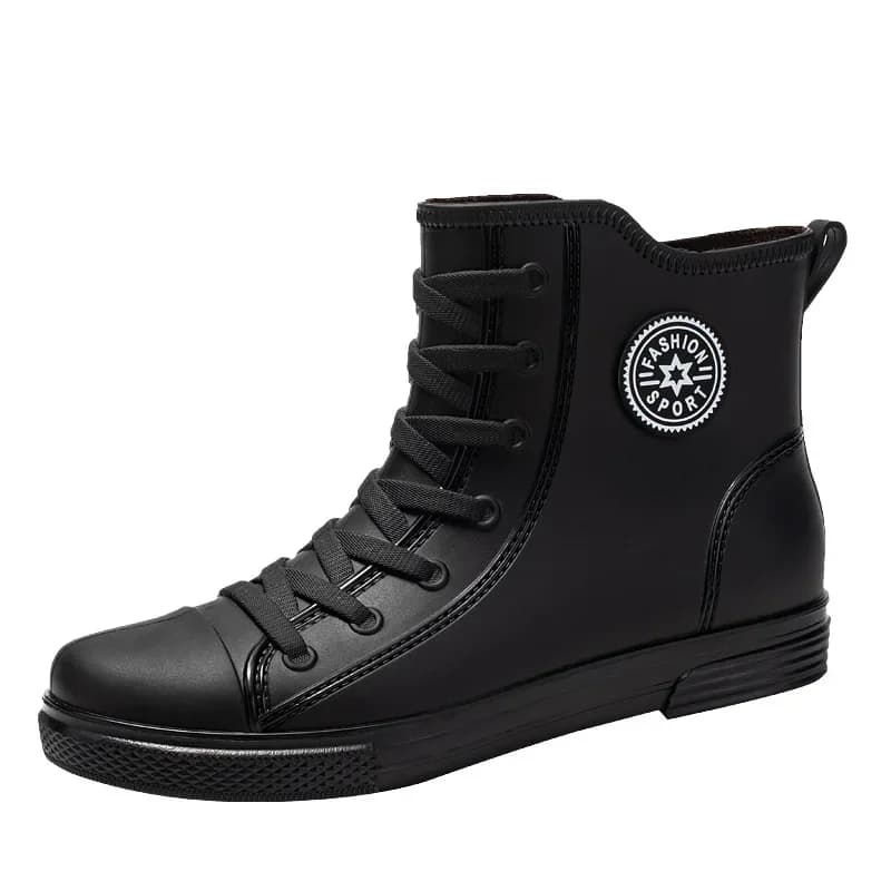 Bottes de pêche courtes imperméables anti-dérapantes chaudes pour hommes style allemand - Chaussures cuisine